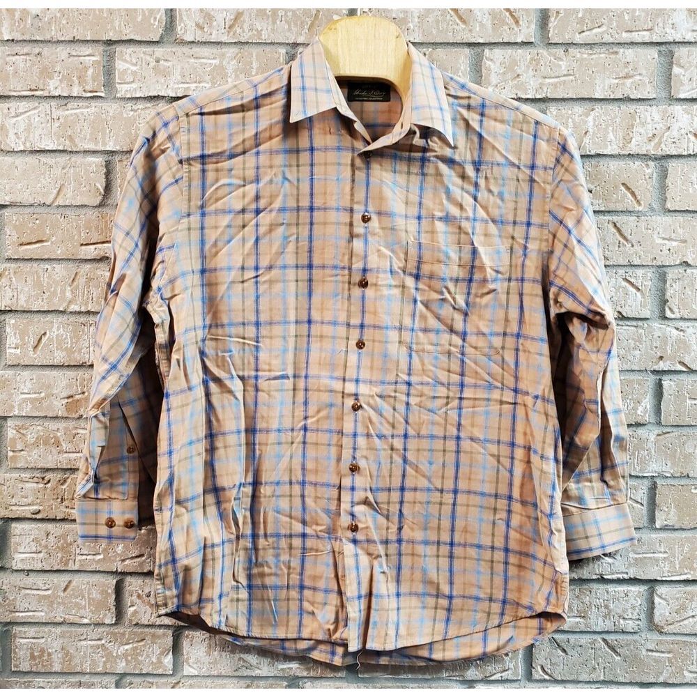 Orvis Signature Collection Long Sleeve Men Size Large L Pastel Stripes Casual‎